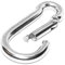 Karabiner 5Stück 4 x 40mm klein Feuerwehrkarabiner V4A Edelstahl Karabinerhaken Schlüsselanhänger Schlüssel Ketten Haken Hundeleine Handschuh Set