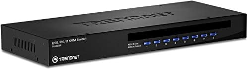 Trendnet TK-803R 8-Port KVM-Switch für Gestell schwarz