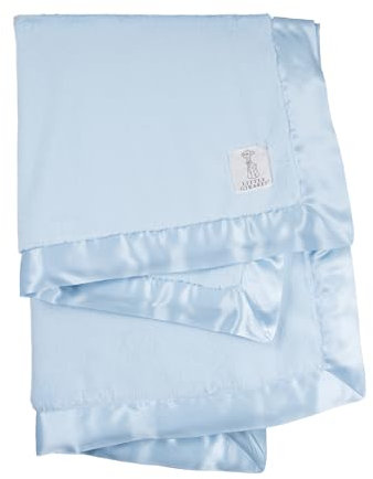 Little Giraffe 74 x 89 cm Luxe Baby-Decke (blau)