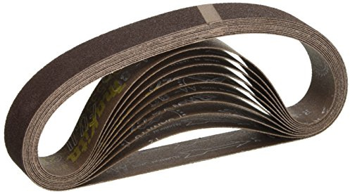 Makita 742305-9 1-1/8-Inch x 21-Inch Abrasive Sanding Belts - 120 Grit (10pk)