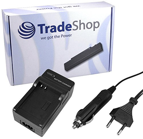Trade-Shop Ersatz für Akku Ladegerät Panasonic Lumix DMC FS-18N FS-18P FS-18S FS-18V FS-35 FS-35A FS-35K FS-35R FS-35S FS-35V FS-37 FS-37K FS-37R FS-37S FS-16 FS-18 FS-22 FS-35 FX77 FX77A FX77K
