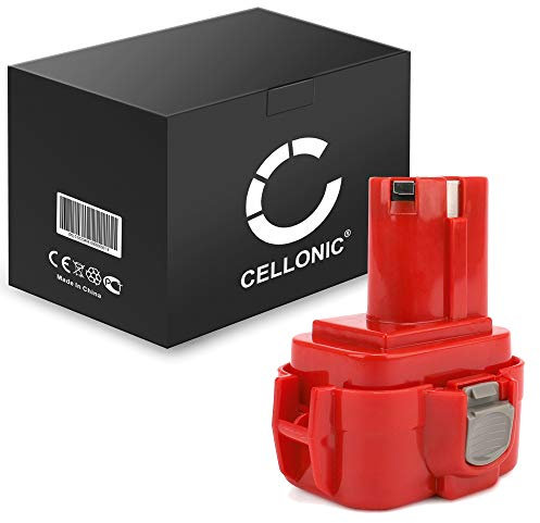 CELLONIC Ersatz Akku für Makita BMR100, 6222d, 6261D, 6207D, 6204D, 6226D, 6260D Ersatzakku 9120, 9120, 9134, 9135, 9133, 192638-6, 9102 9.6V 3Ah NiMH Batterie Werkzeugakku
