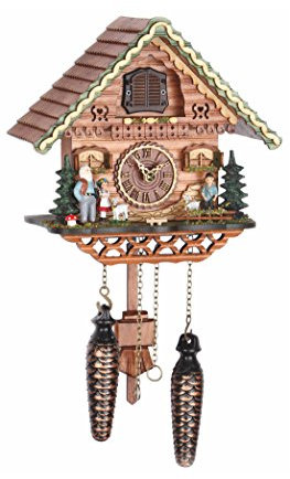 Trenkle Quarz Kuckucksuhr Schweizerhaus mit Musik TU 489 QM