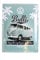 Nostalgic-Art Retro Blechschild, Volkswagen Retro Bulli T1 – VW Bus Geschenk-Idee, aus Metall, Vintage-Design zur Dekoration, 30 x 40 cm