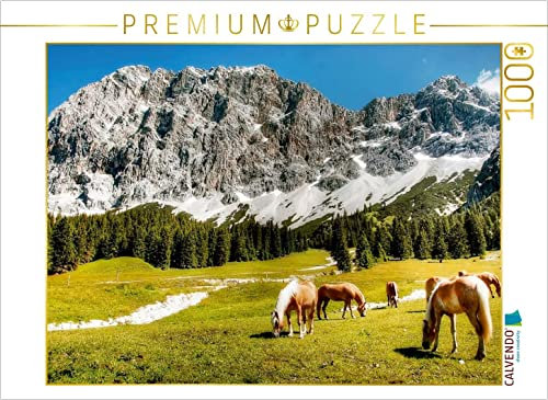 CALVENDO Puzzle Zugspitze - Tirol - Ehrwald - Österreich 1000 Teile Puzzle quer | 1000 Teile Lege-Größe 64 x 48 cm Foto-Puzzle für glückliche Stunden