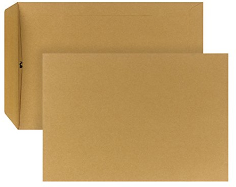 POSTHORN Versandtasche B5 (250x176x1mm) nassklebend braun 90g 500 Stück