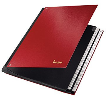 Bene 75416RT Standard-Pultordner PP, rot