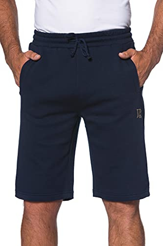 JP 1880 Herren L-8XL bis 8XL, Bermuda-Shorts, Kurze Jogginghose mit elastischem Bund, Sweat-Pants mit 2 Taschen dunkel Marine L 702636730-L