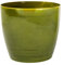 Home Garden Ornaments Plant Pots Indoor 18cm Diameter – Plastic Plant Pot with Dark Green Marble Colour – Flower Pot with Glossy Surface – Durable Flower Pots Outside (18 cm, Dark Green Marble)