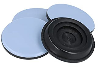 GLEITGUT Klavieruntersetzer 4 Stück Teflon Klaviergleiter Rollenuntersetzer 65 mm Untersetzer für Klaviere
