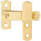 Amig - Shutter Shutter with Flap | Security Lock for Windows | Gold | Garden and Outdoor Hardware | Steel | Measurements: 60 x 46 mm | Rustic Style