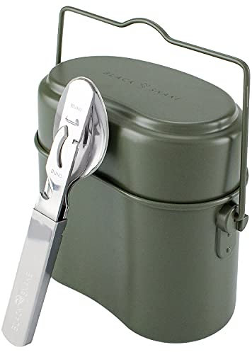 Blacksnake® Gamelle complète avec couverts en aluminium, Armée allemande/Bundeswehr