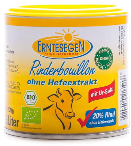 Erntesegen Rinderbouillon, hefefrei (120 g) - Bio
