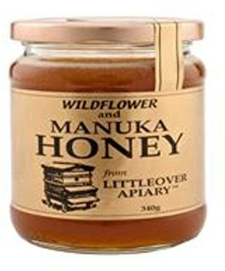 Littleover Apiaries Wildflower & Manuka Honey 340g (Order 4 For 1 Box)