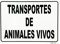 Cofan 199018 - Señal de transporte de animales vivos