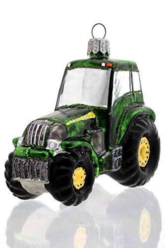 Hamburger Weihnachtskontor® - Christbaumschmuck - Technik - Traktor Trecker grün