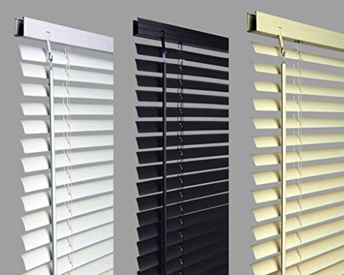 New 90cm BLACK Pvc Venetian Blinds, AVAILABLE IN 10 SIZES AND 3 COLOURS .. Original umlout © branded