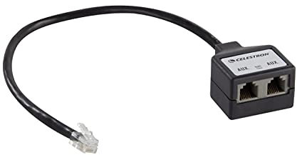 Celestron 93919 Aux Port-Splitter, Schwarz
