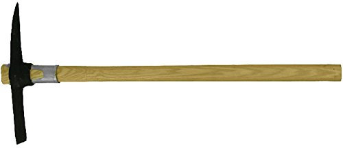 HaWe Kreuzhacke 1,5 kg mit Stiel und Metallhülse, beige/schwarz, 90 x 35 x 10 cm