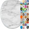 Sanilo Toilet Seat, Wide Choice of Beautiful Toilet Seats, Stable Hinges, Easy to Mount (Marble)