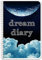 BookFactory Dream Diary/Dream Journal/Logbuch, 120 Seiten, 15,2 x 22,9 cm, strapazierfähiger, dicker, durchscheinender Einband, Wire-O-Bindung (LOG-126-69CW-A(DreamDiary)-DX)