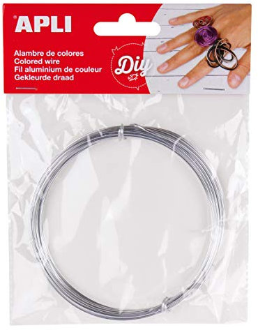 APLI 14095-Alambre plata 1,5 mm x 5 m