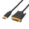 Amazon Basics Cable de DisplayPort a DVI, 0.9 m, Negro