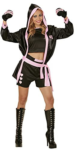 W WIDMANN MILANO Party Fashion - Boxer de déguisement pour femmes, kickboxer, sportif, déguisements de carnaval