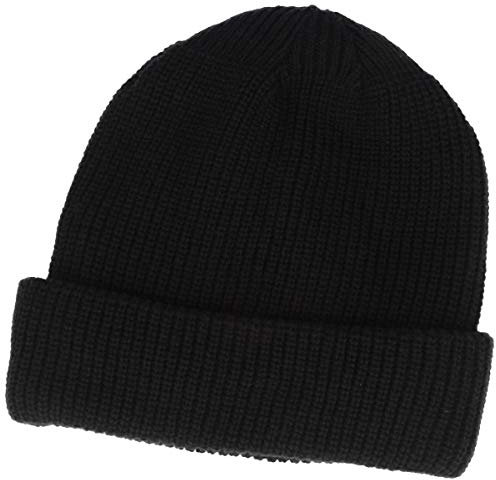 Breiter Strickmütze Wintermütze Beanie mit weichem Thinsulate™ Fleece-Futter & 7 cm Umschlag – Mütze für Damen & Herren