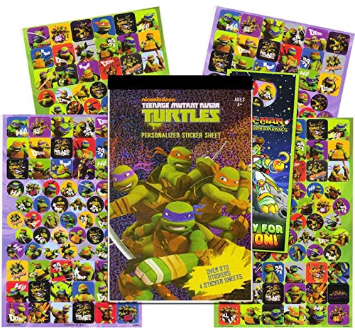 Teenage Mutant Ninja Turtles Sticker Pad - Over 270 TMNT Stickers