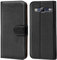Conie Handyhülle für Samsung Galaxy S3 / S3 Neo Hülle, Premium PU Leder Flip Case Booklet Cover Weiches Innenfutter für Galaxy S3 / S3 Neo Tasche, Schwarz