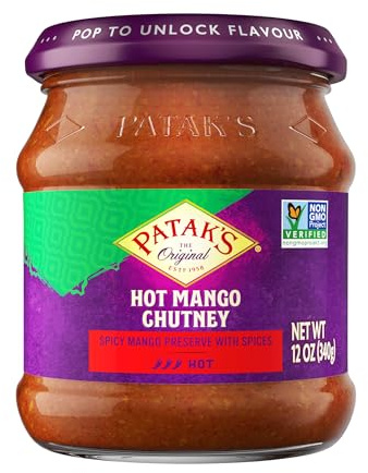 Patak's Hot Mango Chutney (340g) - Pack of 2