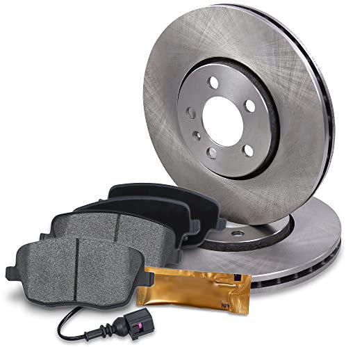 BESTPRICE Bremsenset Vorderachse inkl. Bremsscheiben Belüftet Ø 288 mm + Bremsbeläge vorne, Kompatibel mit SEAT IBIZA 3 (6L1), SKODA FABIA 1 (6Y2), FABIA 2, ROOMSTER(5J), VW POLO (9N_, 9A_)