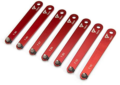 STEELMAN PRO 78936 7-Piece Diamond Tipped Low Profile Torx Screwdriver Set