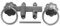 125mm 5 No.1136 Plain Ring Handled Gate Latches Galv'd