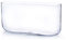 WGV Rond Transparent rectangulaire carrée Vase en Verre, 3 par 16 par 20,3 cm