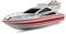 Amewi 26005 R/C Speedboot Yacht Atlantik inklusiv Fernbedienung, Fahrzeug