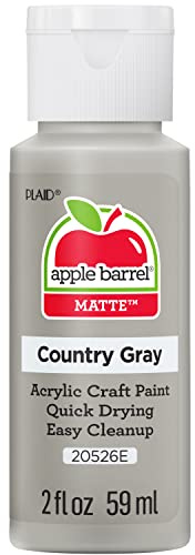 Plaid Acrylic Paint, Country Grey, 59.1 ml (Pack of 1)