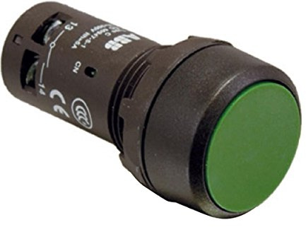 Abb-entrelec CP1-10b-11 Drucktaster, schwarz matt