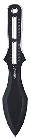 Walther Wurfmesser ATK, feststehendes Ganzstahl-Messer, inkl, Nylon-Kombischeide