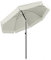 Sekey Sonnenschirm 240 cm Marktschirm Gartenschirm Terrassenschirm Creme Rund Sonnenschutz UV25+