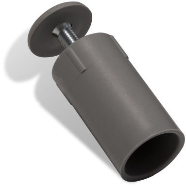 jarolift Frein de butée pour barre de fond de volets roulants, Longueur : 40 mm, Couleur : Gris