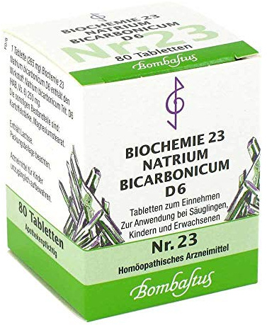 Biochemie 23 Natrium bicarbonicum D6 Tabletten 80 stk