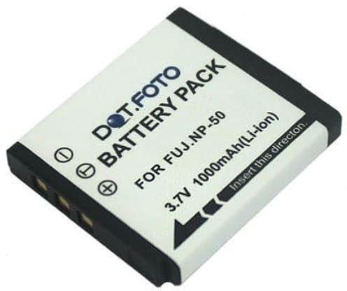 Dot.Foto NP-50, NP-50a Premium 3.7v / 1000mAh Rechargeable Battery for Fujifilm FinePix F660EXR, F750EXR, F770EXR, F800EXR, F80EXR, F850EXR, F900EXR, F1000EXR, X10, X20, XP100, XP150, XP170