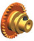 Ninco Inline Pro Race Evo Antriebsritzel 30z orange Standard, 1:32