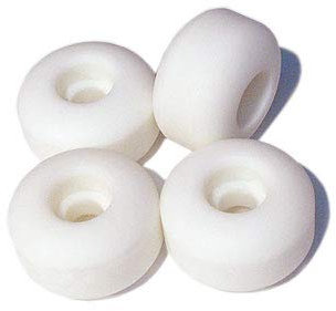 Blank Skateboard Rollen Weiss 99A 56mm