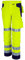 Qualitex Warnschutz-Bund-Hose Arbeits-Hose PRO MG 245 - gelb/Marine - Größe: 66