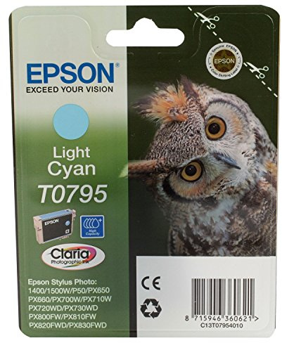 Epson T0795 Tintenpatrone Eule, Singlepack cyan
