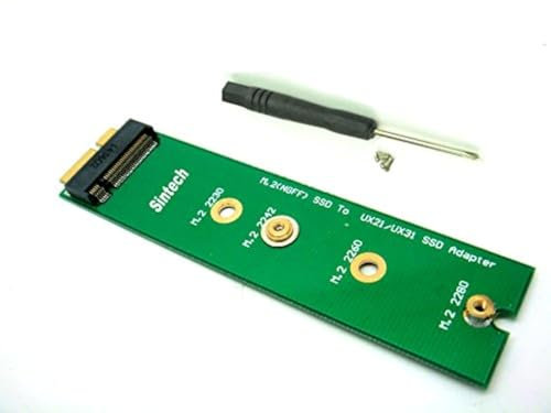 NGFF M.2 BM Schlüssel SSD zu 18pin Adapter Karte, kompatibel mit ersetzen SanDisk sd5se2/sdsa5jk ADATA XM11 SSD von Asus Zenbook UX31 UX21