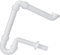 HAAS Raumspar-Waschtisch-Siphon | DN 32 | 1 1/4 Zoll | Kunststoff weiß | Typ 4832 | 1 Stück